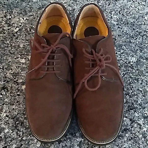 Croft & Barrow Core Technology Brown Leather/Suede Oxford Shoes. Size 11 - Picture 5 of 8